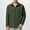 Army Green(New), variant on Men's Checkered Pattern Fashionable Casual Comfortable Outdoor Long Sleeve Warm Zipper Jacket