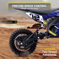 thumbnail image 4 of MotoTec 36v 1000w (HP112E) Electric Dirt Bike Blue, 4 of 6