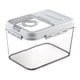 thumbnail image 1 of Contenedor de almacenamiento de arroz transparente, contenedor de almacenamiento multifuncional de gran capacidad. 66 libras, 1 of 9