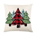 thumbnail image 1 of Funda Cojín Decorativa Almohada Estampada Navidad Suave para Sofá, 1 of 9