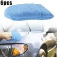 thumbnail image 3 of Huanke-6pcs Soft Microfiber Car Wax Foam Applicator Mitts Polishing Sponge Cleaning Pad, 3 of 10