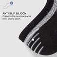 thumbnail image 4 of CAILDANL No Show Socks Men, Low Cut Ankle Short Casual Cotton Socks with Non Slip Grips 6-10/11-13, 4 of 7