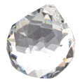 thumbnail image 3 of 6 Pcs 40MM Feng Shui Pendentif Boule de Cristal Facetté (Transparent), 3 of 7