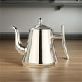 thumbnail image 3 of Tea Kettle Stainless Steel Teapot 16x14x14cm Long Gooseneck Coffee Pot Pour Over Tea Pot Mouth Pour Spout with Strainer for Stove Top Induction, 3 of 5