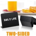 thumbnail image 4 of 20pcs 4 X 3 Inches Mini Chalkboard Table Tent Sign Chalkboard Buffet Tags Food Label For Party Tabl Wuqx, 4 of 5