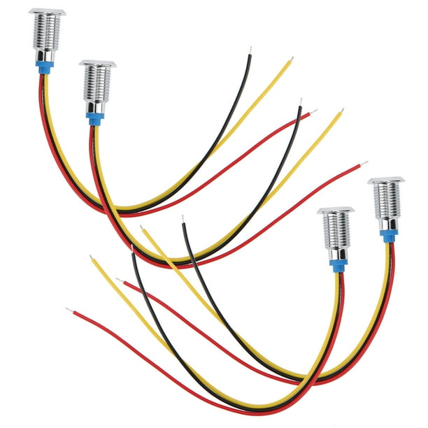 LE Ds, 4 juegos de luces LED redondas precableadas, precableadas, LE Ds Mini, redondas, diseñadas para la perfección