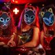 thumbnail image 2 of Demon Slayer Kimetsu Led Mask Props Sabito Christmas Party Máscaras ligeras para adultos, 2 of 5