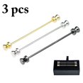thumbnail image 2 of 3PCS Pince à Cravate Mode Créative Pince à Cravate Décorative Clip Cravate pour Hommes, 2 of 6