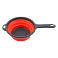 thumbnail image 2 of Paquete de 3 coladores de silicona plegables para cocina, colador plegable con asas, colador plegable que ahorra espacio para escurrir Pasta, 2 of 5