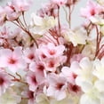 thumbnail image 4 of 6 Pcs Artificial Cherry Blossom Branches,Bexikou 16 inch Silk Faux Flowers,Fake Cherry Blossom Flowers Arrangement for DIY Home Wedding Tree Party Decor Pink, 4 of 7