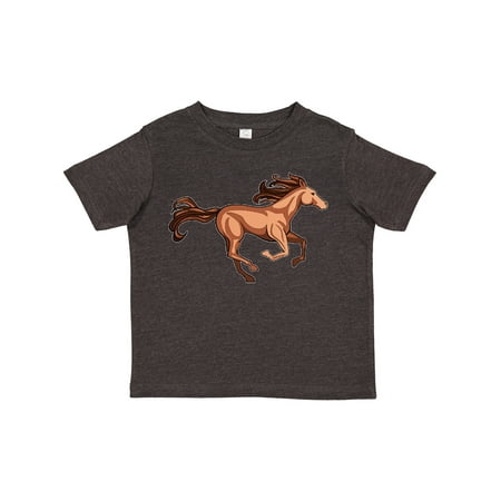 

Inktastic Galloping Brown Horse-stylized Illustration Gift Toddler Boy or Toddler Girl T-Shirt