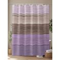 thumbnail image 4 of Fsddascl Purple Brown Shower Curtain Set - Long 72" x 84" Washable Bathtub Curtain with 12 Hooks, Farmhouse Country Vintage Wooden Plank Waterproof Fabric Stall Shower Curtains for Bathroom/Bathtub, 4 of 6