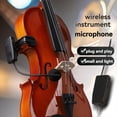 thumbnail image 1 of MicróFono InaláMbrico para ViolíN, Instrumento Musical, MicróFono, Receptor y Transmisor de Audio para Presentaciones en Escena, Clip, 1 of 5