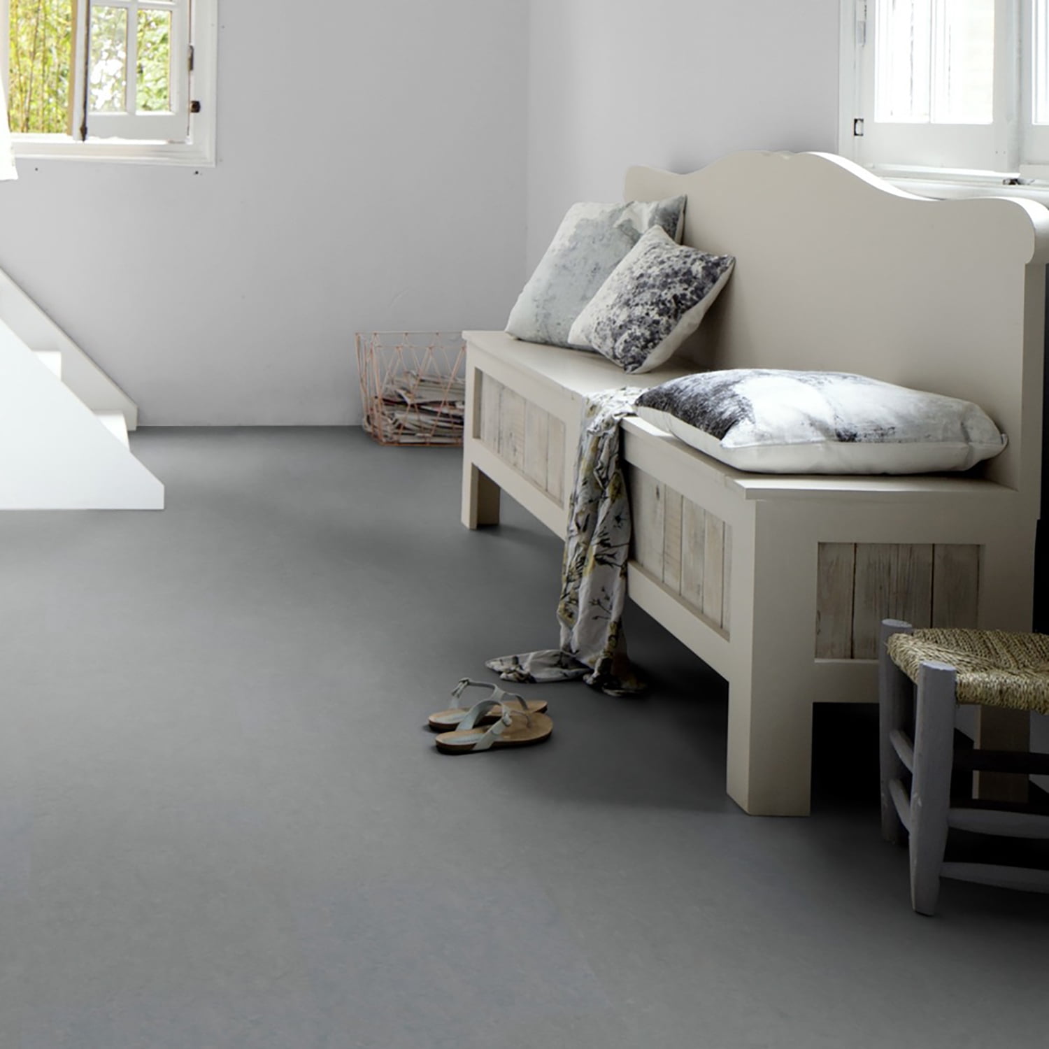 Forbo Flooring Marmoleum Cinch Loc Seal 11.81" x 35.43" Laminate Panel in Eternity 20.34 Sq ft