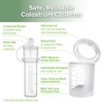thumbnail image 3 of Colostrum Collectors and Lidded Feeding Cup Set haakaa, 3 of 8
