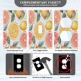 thumbnail image 3 of Yayeee Blank Wall Plate Cover 1-Gang 4.5"x2.7" Home Unused Decorative Outlet, Candy Lemon Slices, 3 of 7