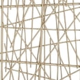 thumbnail image 5 of Cosmoliving by Cosmopolitan Modern Crosshatched Metal Bars  Wall Décor, Set of 2 13"W x 36"H with Silver/Gold Polished Finish, 5 of 13