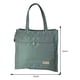 thumbnail image 3 of Bolsa de hombro para mujer de compras de gran capacidad Moda para vacaciones (Verde) Ndcxsfigh Para Estrenar, 3 of 6