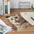 thumbnail image 4 of Fashion Clipboard, Wooden Print Cute Clipboard for Nurses, Teacher, Students Use, A4 Standard Size 9" x 12.5" Paperboard Clipboard Low Profile Clip,Animal Clipboard, Cute Cat, 4 of 6