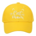 thumbnail image 2 of Baseball Hat Cat Mom Embroidered Summer Sun Protection Adjustable Hard Top Cat Lover Men's Baseball Caps, 2 of 3