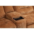 thumbnail image 4 of ACME Emmy Chenille Fabric Power Motion Sectional Sofa with USB Port in Orange, 4 of 16