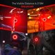 thumbnail image 4 of Lumire De Vlo Led Clignotante Arrire Puissante Lumire Rouge 5 Modes D'clairage, Batería Recargable Usb Tanche Para Vlos, Vtt, Scooters Et Plus, 4 of 5
