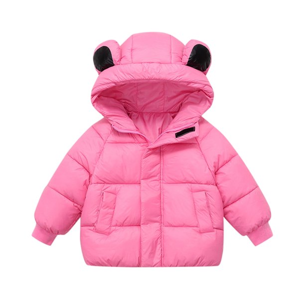 Gibobby Chamarra de invierno para bebé niñoAbrigos de invierno para niños, chaqueta para bebés y niñas, capuchas de , ropa de abrigo infantil(RD2, 12-18 Meses)