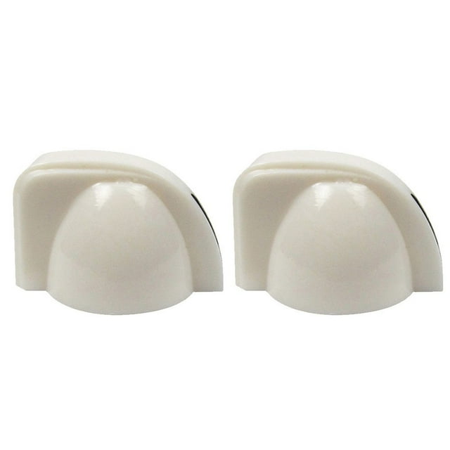 2 Pcs Boutons de Guitare Tête de Poulet Vintage Blancs