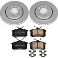 thumbnail image 2 of PowerStop Rear Geomet Coated Brake Rotor and Pad Kit Fits: AUDI VOLKSWAGEN Select Models CRK920, 2 of 4
