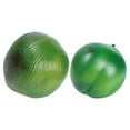 thumbnail image 4 of HEMOTON Tropical Fake Coconuts for Decoration Lightweight Plastic Coconuts Models Green Color 2 Pieces, 4 of 8