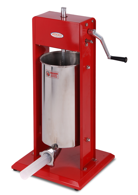 Hakka Sausage Stuffer 2 Speed Stainless Steel Vertical Sausage Maker 32Lb // 15 Liter