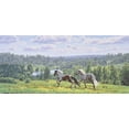 thumbnail image 2 of Adamov, Alexey 18x10 Black Ornate Wood Framed with Double Matting Museum Art Print Titled - Open Spaces, 2 of 4