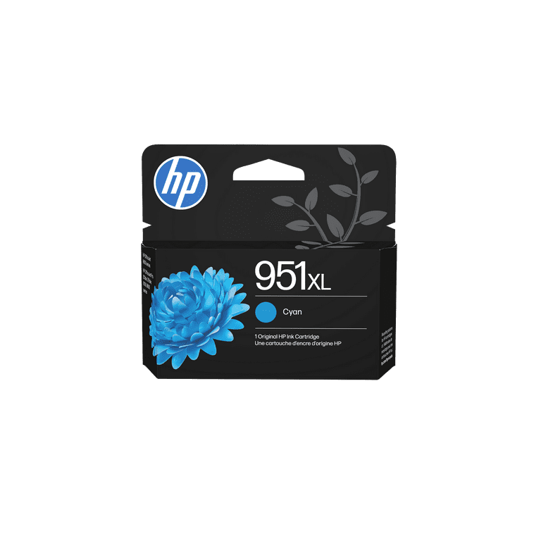 HP Original 951XL Cyan Officejet Ink Cartridge - Multipack, High