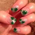 thumbnail image 1 of Press on Nails MIXFOSAHN Short Square para el Día de San Patricio, 24 unidades, 1 of 9