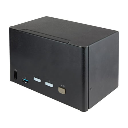 StarTech 2 Port Quad Monitor DisplayPort KVM Switch SV231QDPU34K