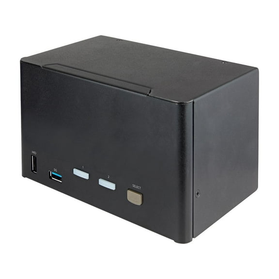 StarTech 2 Port Quad Monitor DisplayPort KVM Switch SV231QDPU34K
