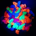thumbnail image 6 of WEISIPU 7 Colors Random Glow in the Dark Neon Balloon, Latex Red Orange Green,10 inch,100 Count, 6 of 7