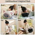 thumbnail image 4 of SQEQE Weighted Black Cat Plush, Cute Soft Pillow Toy Gift for Kids 13.8 Inch, 1.6 Lbs, 4 of 6