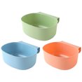 thumbnail image 2 of WHAMVOX 3pcs Food Waste Bin Plastic Kitchen Trash Can for Home Organizing, 2 of 8