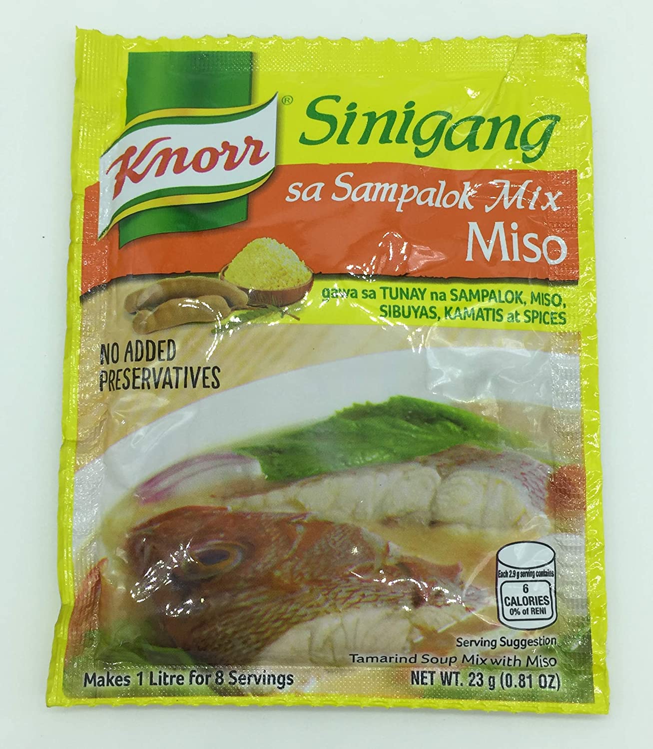 Knorr Sinigang Na May Miso Recipe Mix Tamarind Soup Mix With Miso 25g 0 oz Walmart Com Walmart Com