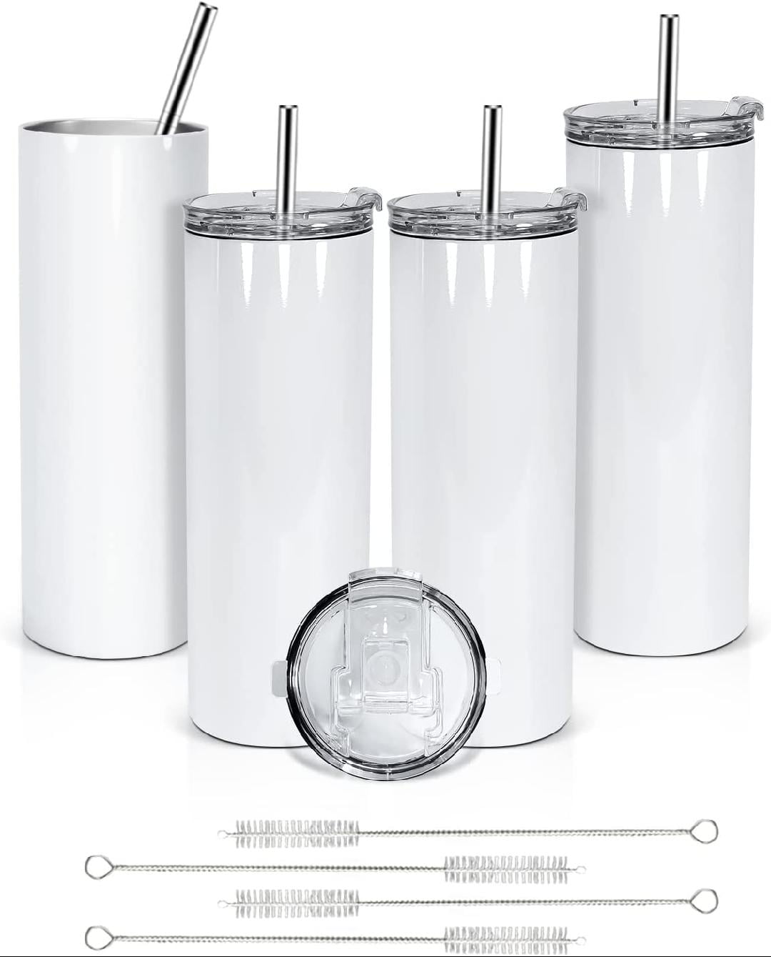 Premium 20 oz Skinny Sublimation Tumbler – Blank Sublimation Mugs