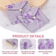 thumbnail image 4 of Uxcell 6 Pcs Estuche de Joyería Bolsa de Seda de Estilo Chino Pequeña Organizador de Joyería de Viaje Bolsa Bordada para Boda, Morado, 4 of 6