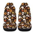 thumbnail image 5 of XYZCANDO 2 pcs Car Front Seat Covers for car Front Seats Car Seat Covers Easy to Install and Clean Durable, Sedan Truck SUV Front Seats Protector, Skulls, 5 of 10