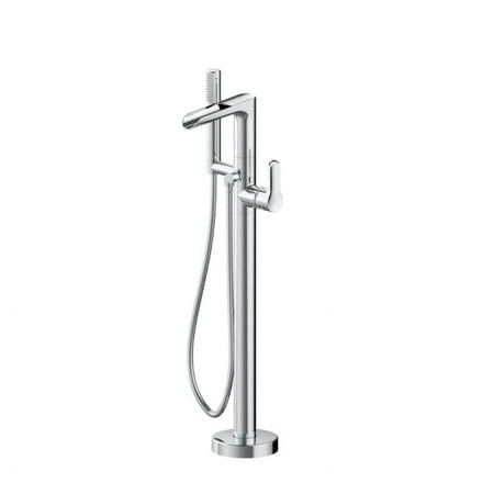 Jacuzzi Pt638 Karina Floor Mounted Tub Filler - Chrome