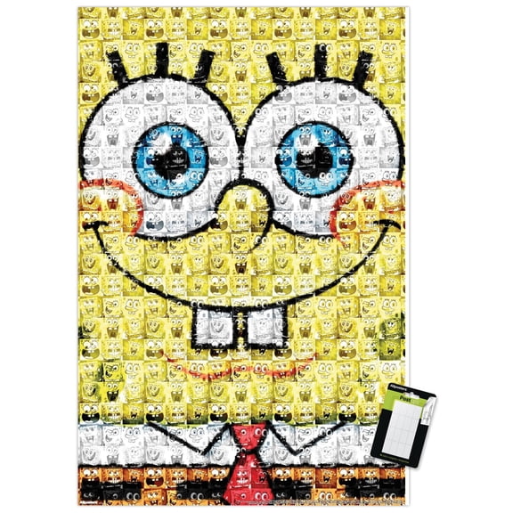 Nickelodeon SpongeBob SquarePants - Photomosaic Wall Poster, 22.375" x 34"