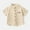 Khaki, variant on Kids Boys' Polo Shirt Solid Color Polo Shirt Kids Collar Shirts Boys Short Sleeve Polo Shirts 4-5 Years Cute Boy Clothing