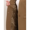 thumbnail image 5 of DARING DIVA Women's Business Button Down Notch Collar Dressy Blazer Jacket XL Khaki, 5 of 6