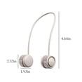 thumbnail image 2 of 3 in 1 Portable Fan Personal Necklace Fan, Portable Necklace Fan for Coolin-G,Type-C Charging Leafless Outdoor Fan Personal Fans Portable Rechargeable Necklace Fans Portable Rechargeable, 2 of 6