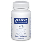 Pure Encapsulations CoQ10 30 mg | Coenzyme Q10 Supplement for Energy, Antioxidants, Brain and Cellular Health, Cognition, and Cardiovascular Support* | 120 Capsules
