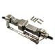 thumbnail image 4 of Modificaciones de actualización del ensamblaje del eje delantero de metal para camiones militares WPL B1 B14 B16 B24 C14 C24 1/16, semirremolques, cam Baoblaze Modelos RC Eje de transmisión delantero, 4 of 8